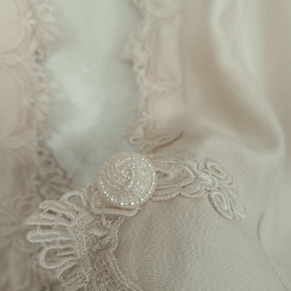 vintage Cachet by Bari Protas women's jacket with lace at the edge size 11/12 - Picture 12 of 14